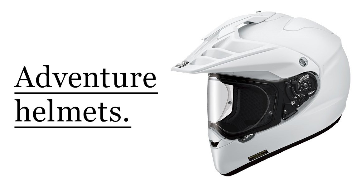 Adventure motorcycle helmets